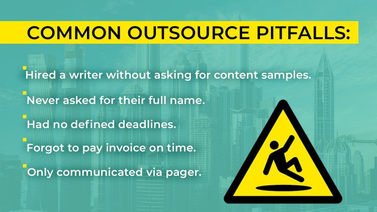 Image of Common outsource pitfalls